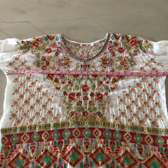 Johnny Was Heavily Embroidered Sandra Blouse - Picture 14 of 15
